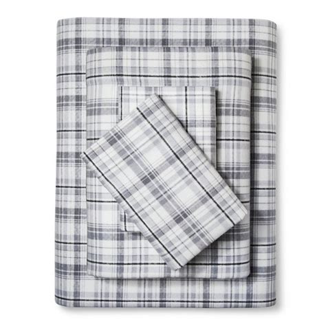 target full sheet set|target grey flannel sheets.